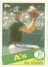 1985 Topps Baseball Cards      528     Bill Krueger